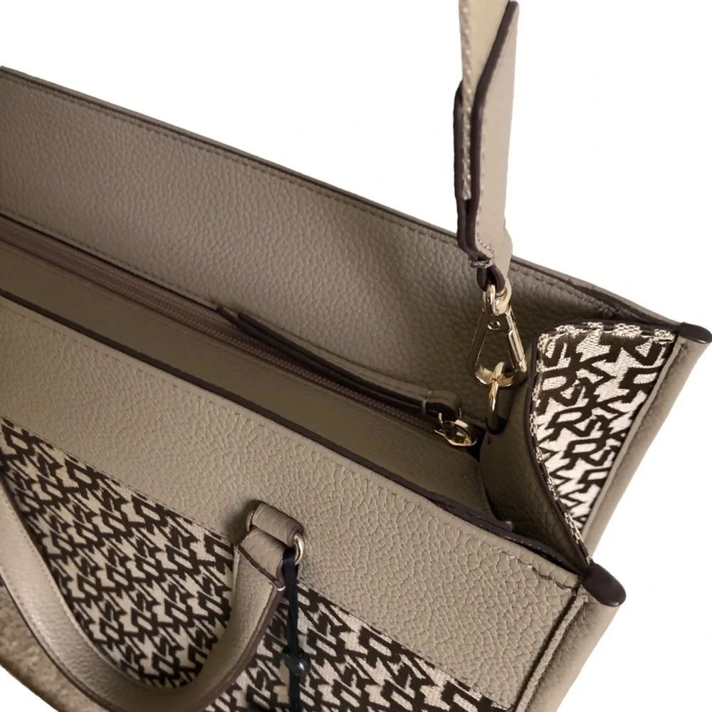 DKNY Zorie MD Jacquard LOGO Tote NWT